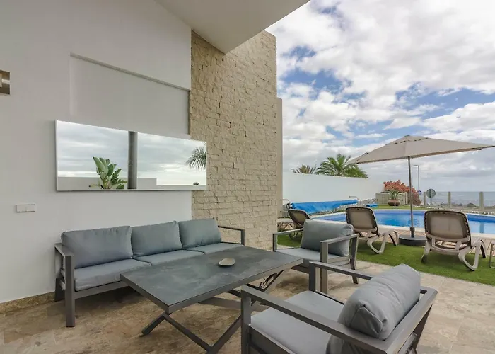 Isabella, Luxury With Heated Pool Ocean View In Adeje, Tenerife * Costa Adeje (Tenerife)