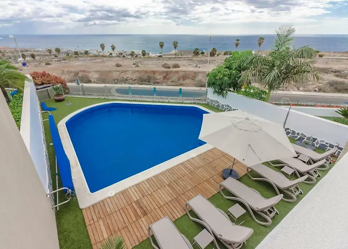 Isabella, Luxury With Heated Pool Ocean View In Adeje, Tenerife ヴィラ アデヘ