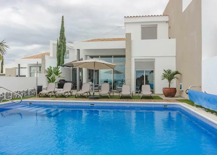 Isabella, Luxury With Heated Pool Ocean View In Adeje, Tenerife ヴィラ アデヘ